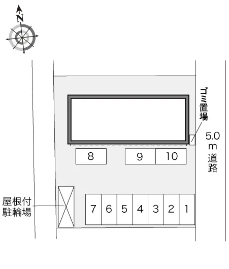 ★手数料０円★茂原市茂原　月極駐車場（LP）
